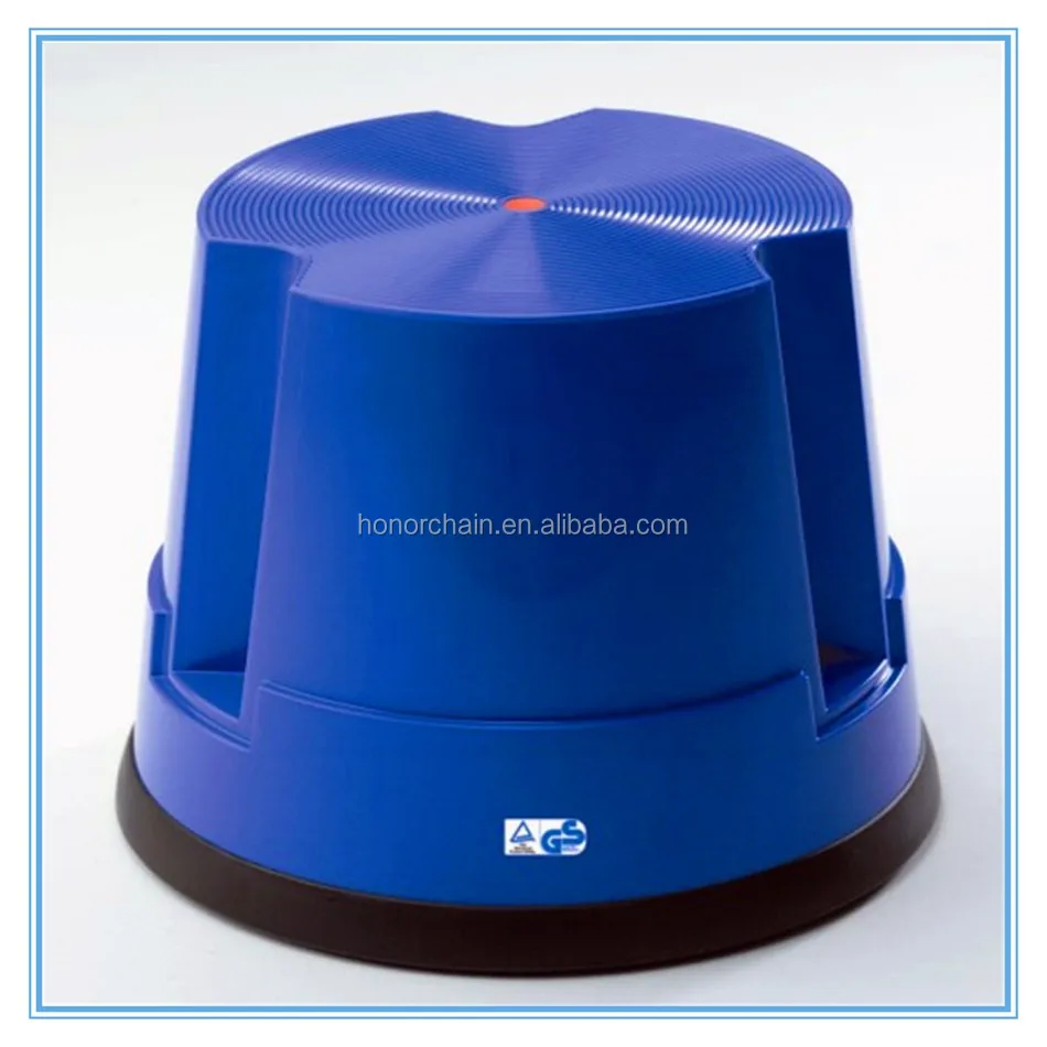 Professional Manufacturer Rolling Plastic Single Round Step Stool For Sale
