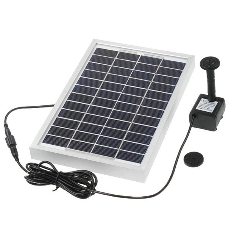 5W Solar powered Fountain Pump Solar garden Pump for Fountain Pool Garden Watering