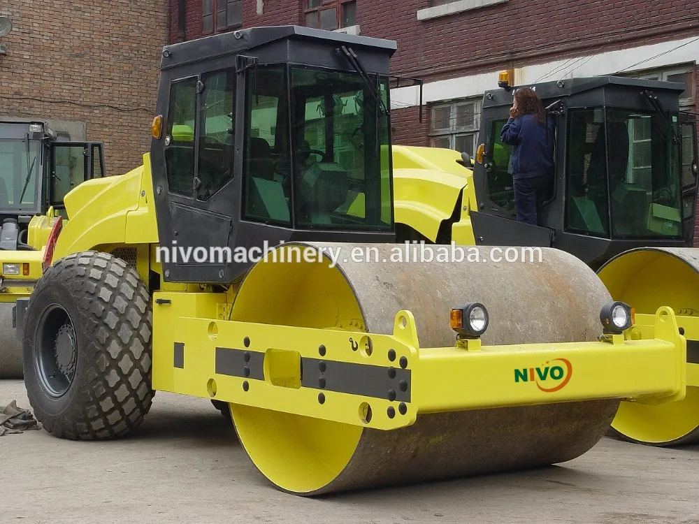 sinomach LSS214-3 14 ton nivo small single drum vibratory road roller compactor price or parts