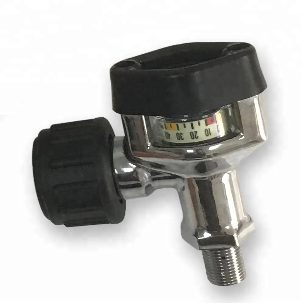 
High pressure 4500psi connection size m18*1.5 air gas valve for gas tank for Air Rifle 