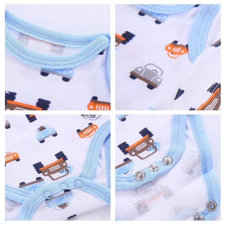 Оптовая продажа, 5 шт в упаковке для маленьких девочек, боди-комбинезон, комплект детской одежды, Очаровательная одежда для маленькой девочки, детский комбинезон