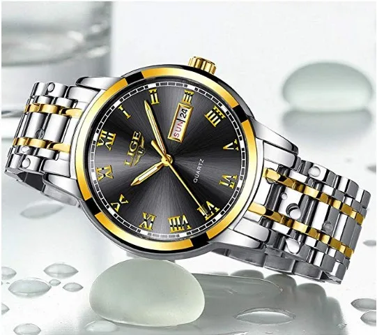 Luxury Mesh fashion man watch multi-function waterproof watch