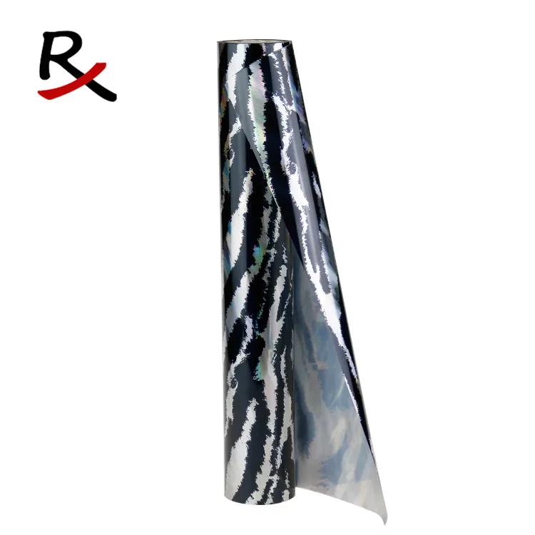 5003# holographic heat transfer laser foil for fabric & leather & textile