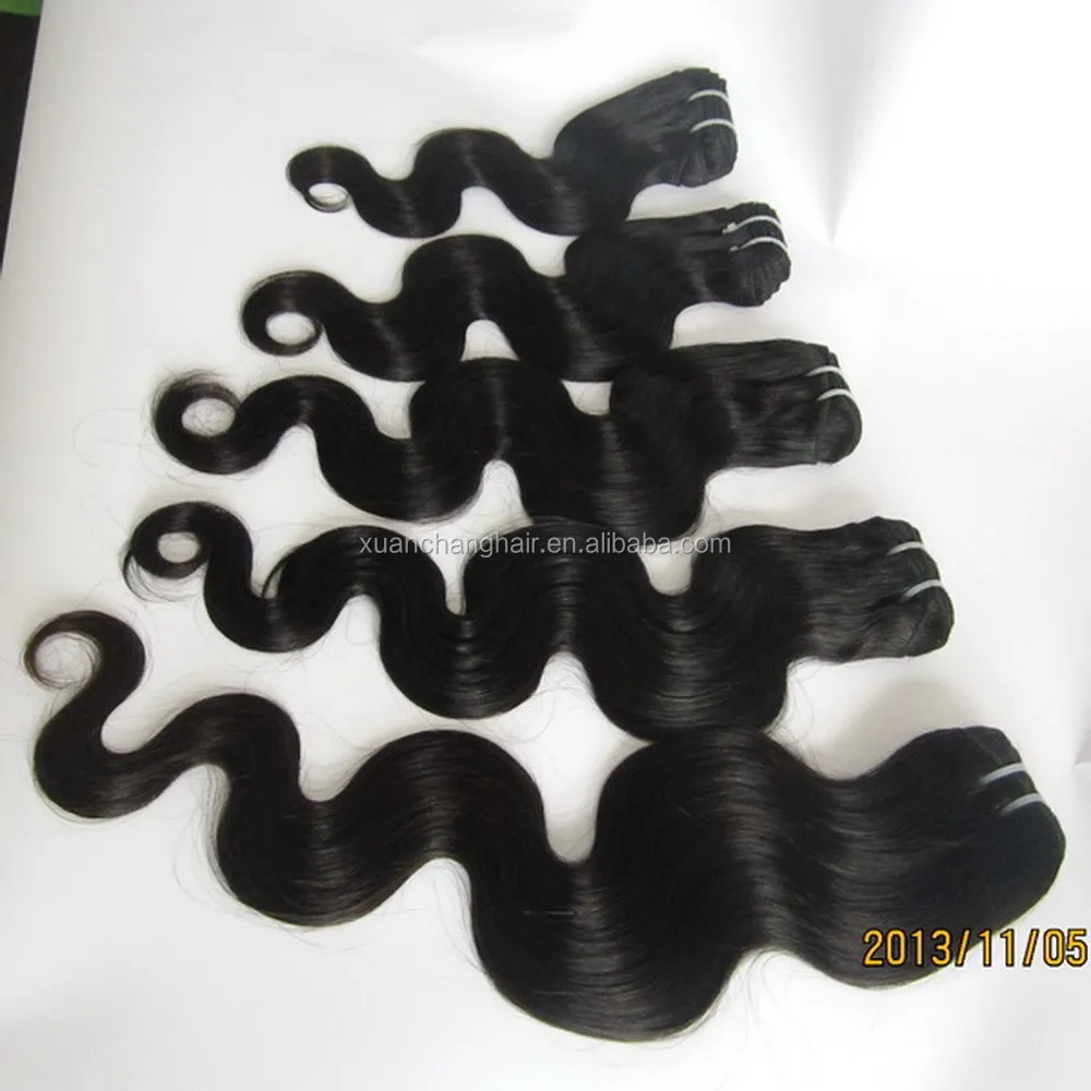 remy virgin european human hair bulk body wave human hair machine weft