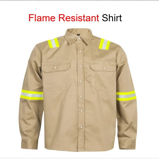 Голубая верхняя одежда, огнестойкая рубашка от производителя