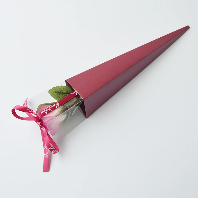 Высококачественная упаковочная коробка в виде Розы