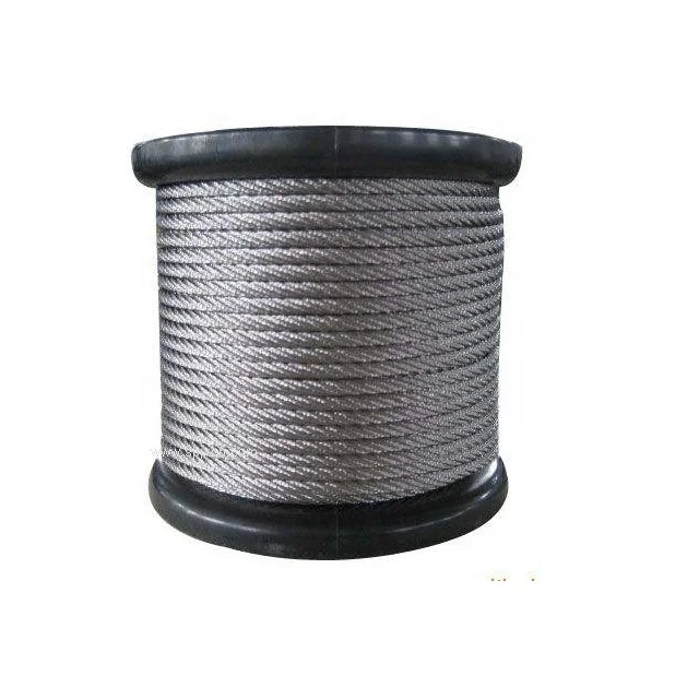 
PVC or Nylon coated stainless steel wire rope 