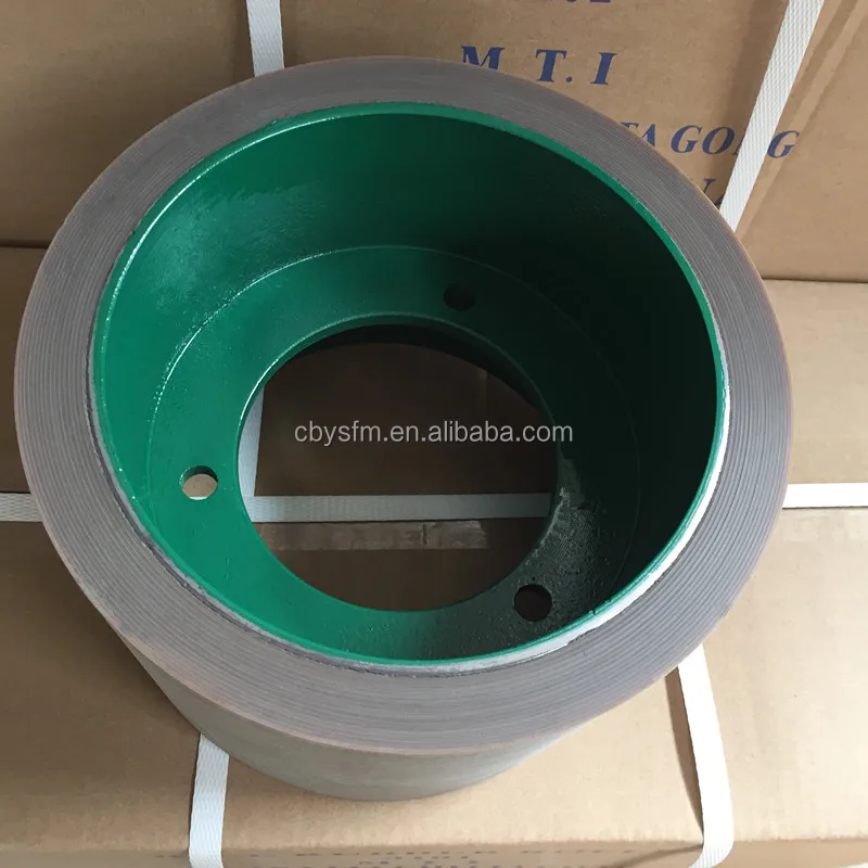
6 inch SBR rubber huller rollers for rice mill 