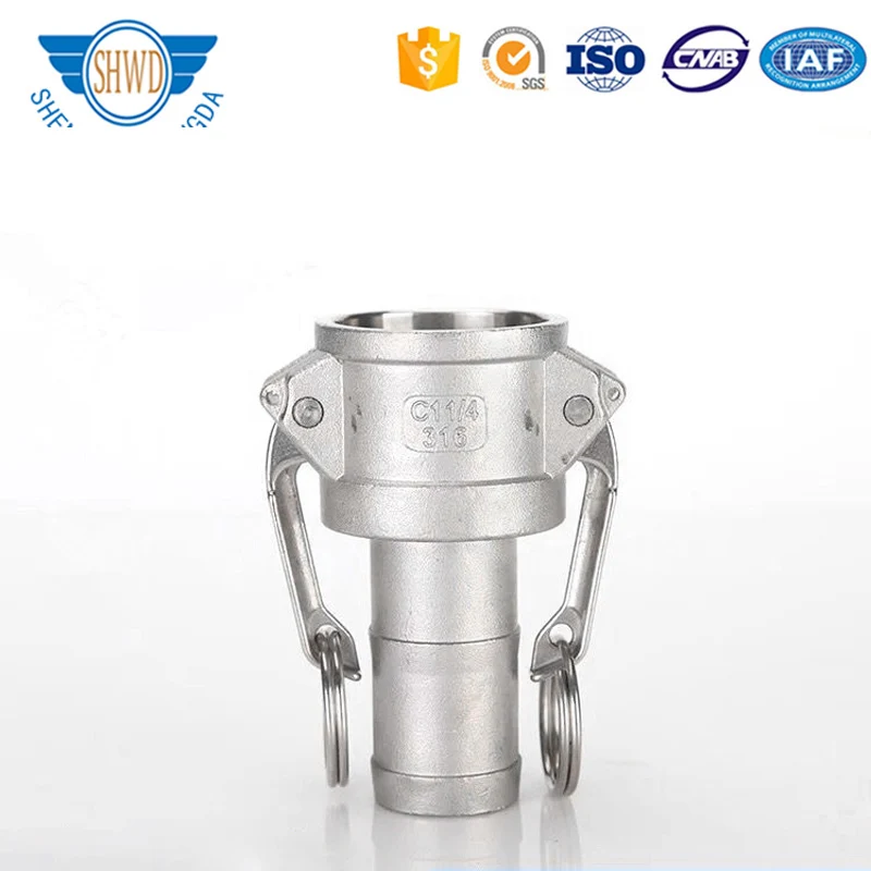 Quick connector Hot Sale Stainless Steel Tube Connector Quick Release Camlock Couplings
