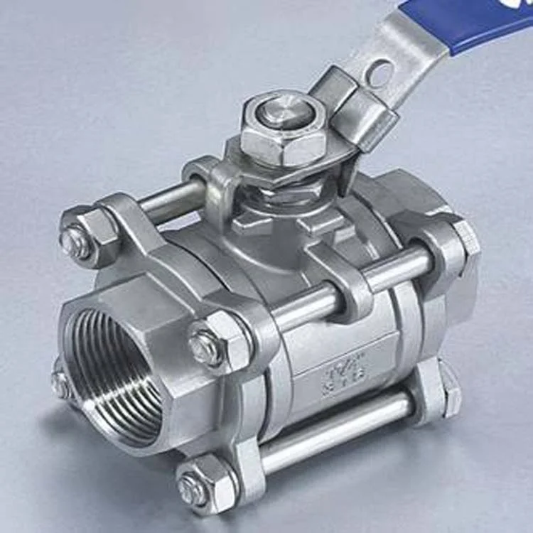3 pc body stainless steel ball valve