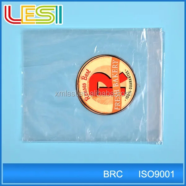 High Quality Biodegradable Food Packaging Gusset Plastic Bread Bag with Custom Design