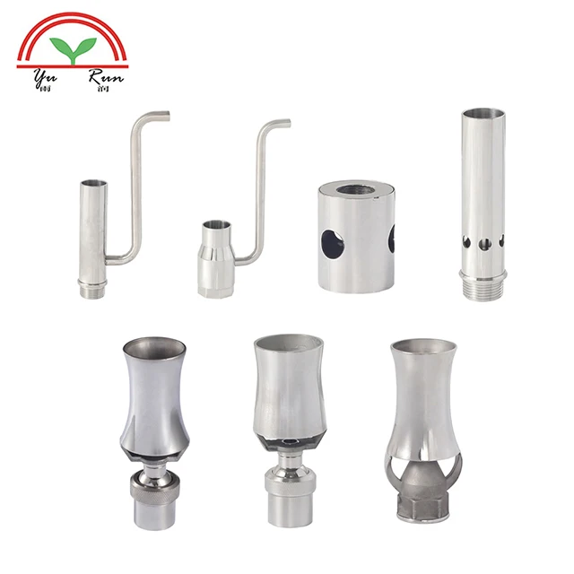 Factory Price 340mm length water film nozzle stainless steel flat lava nozzle jet head