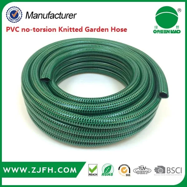 
5/8 inch soft PVC Textile Braided hose knitting hose Garden Water Hose pipe 