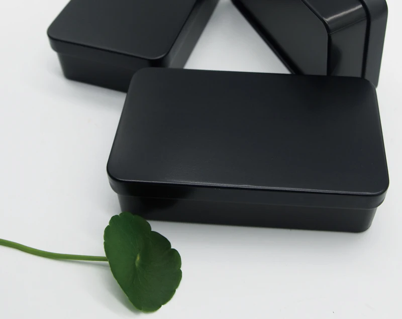 stock tin sell  Jewelry box black metal box  USB tin box