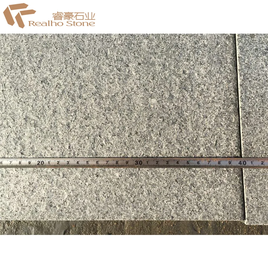 Огненная панда темно-серая гранитная плитка для дорожек