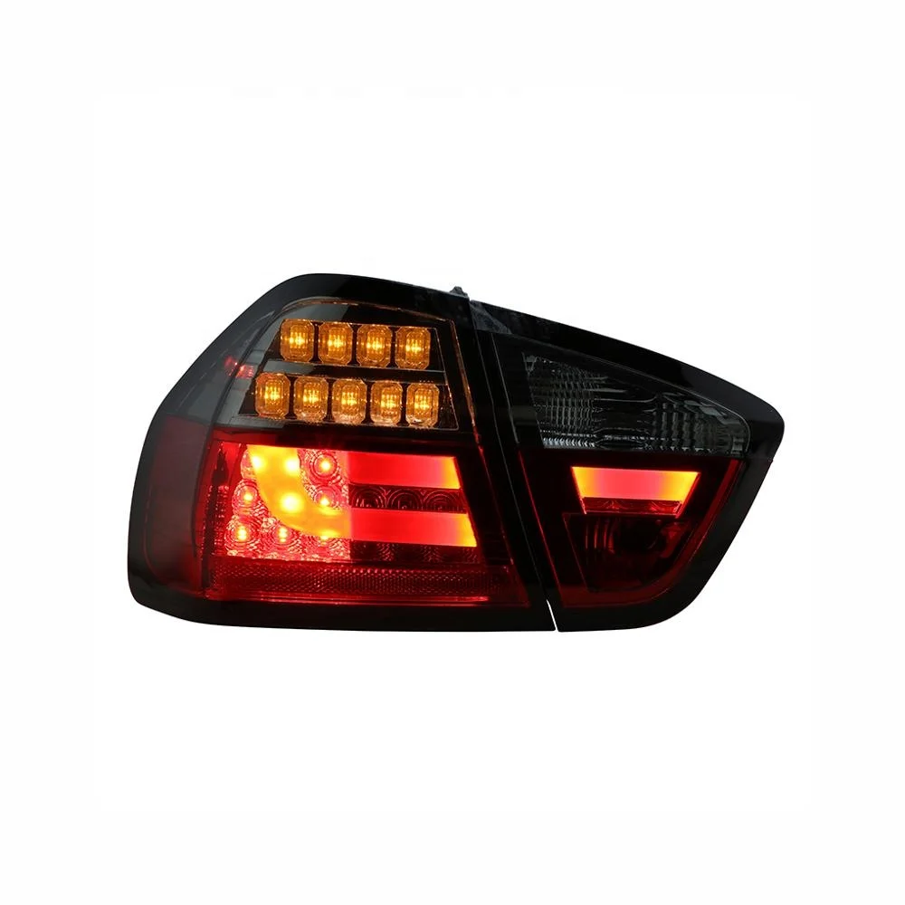 05-08 Red Black Color LED Tail Lamp For E90 3 Series 320i 323i 325 330 335