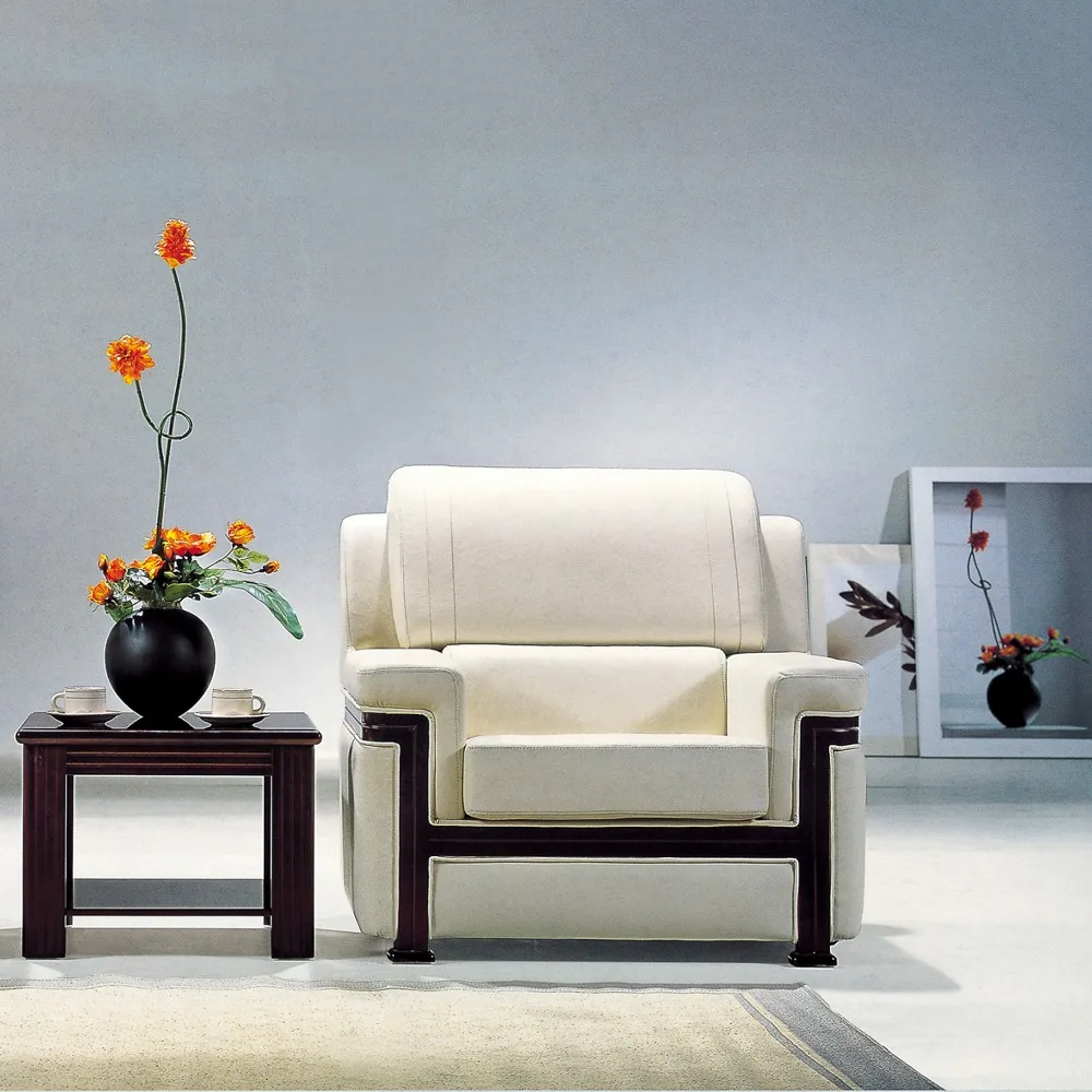 KL-S017 kaln современная офисная мебель OEM продукт заказной кожаный материал офис диван зеленый приемно-зала ожидания