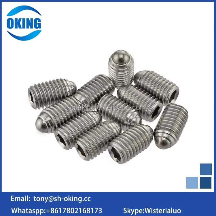 M2 - M20 socket set screw with ball point