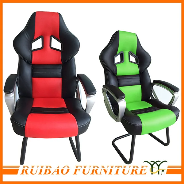 2016 Кожи Высокого Качества Зеленый Черный Прием Стул, Конференц-Зал Стул для Продажи