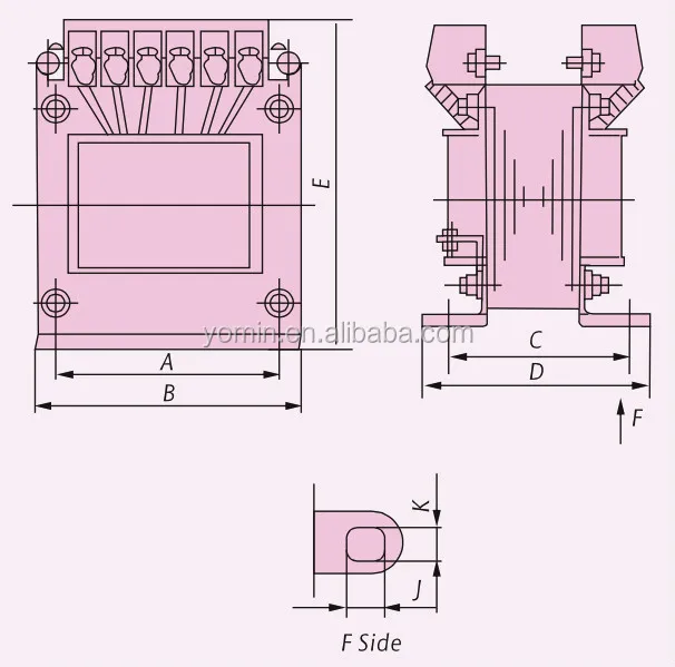 Manufacturer of RBK-2000 Control Transformer 2000VA With Terminal Block