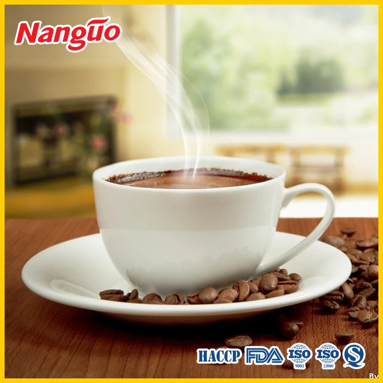 Оптовая продажа поставщик порошка белого кофе мгновенного действия