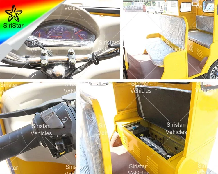 
Tricycle Motorized Petrol Fuled Bajaj 4 Seater Tuktuk 200Cc 