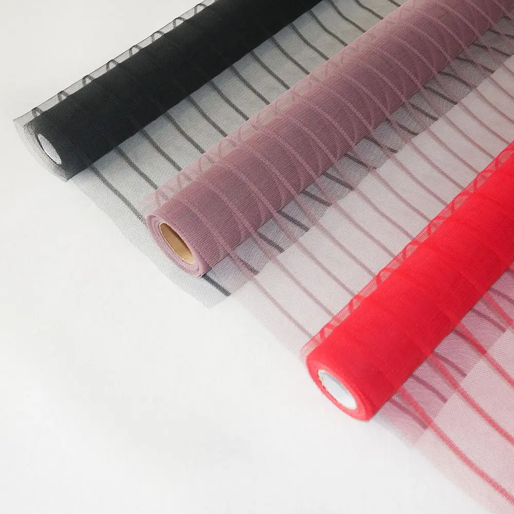 
polyester net flower packaging material 