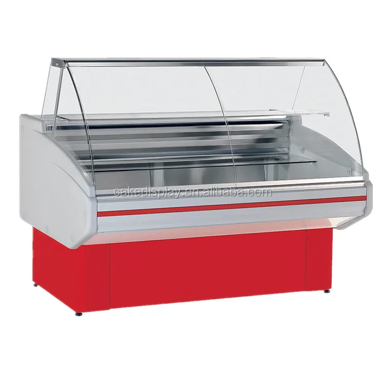 Supermarket Equipment Fan Cooling Meat Display Freezer