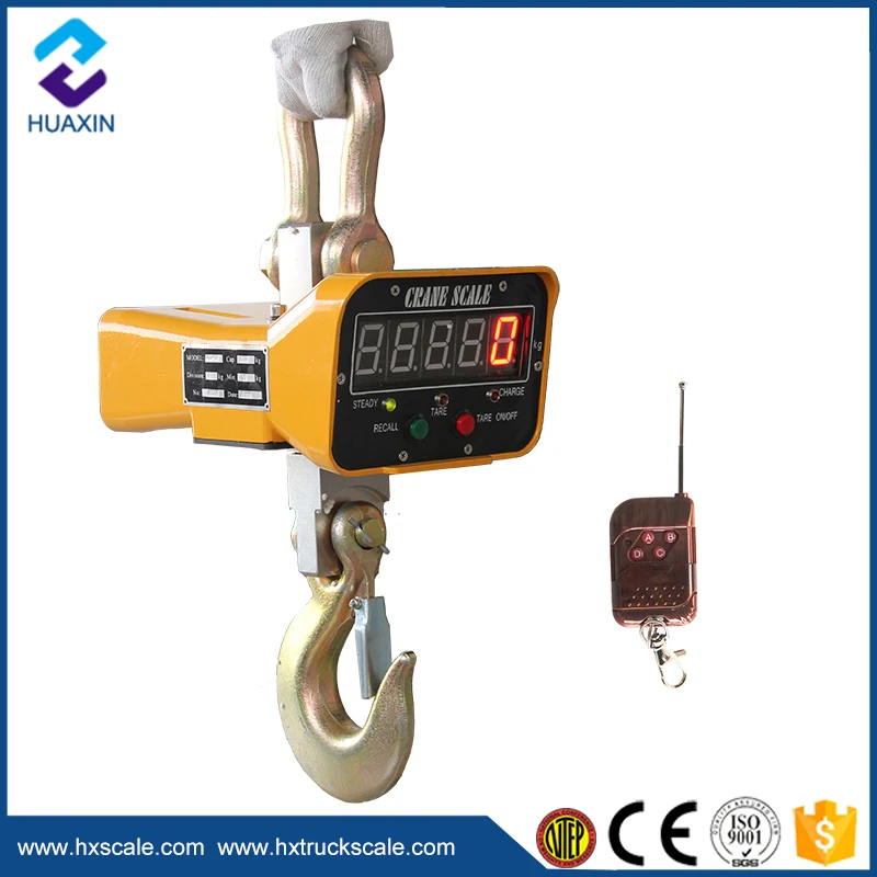 Заводского изготовления цифровой ocs беспроводной крановые весы с принтером