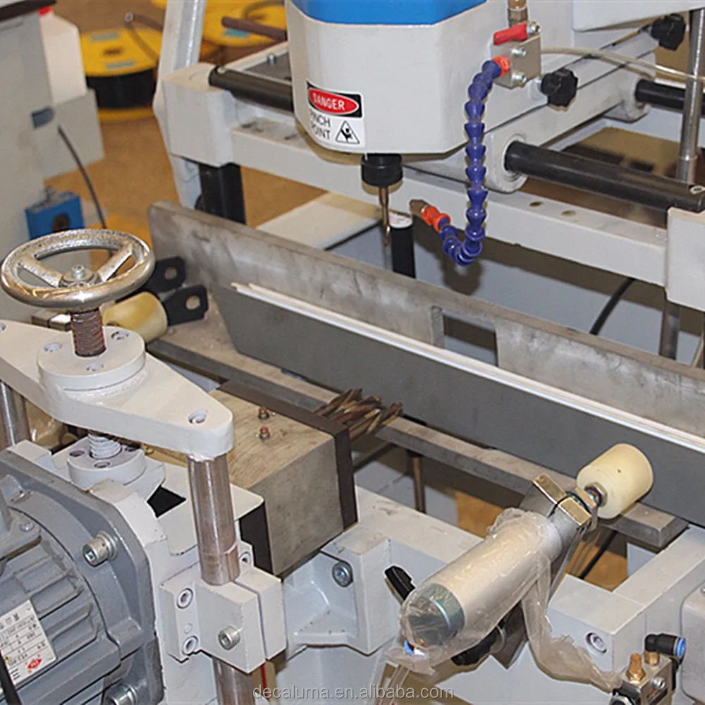 
Jinan DECALUMA Supply Aluminum Window Door Lock Hole Processing Machine 