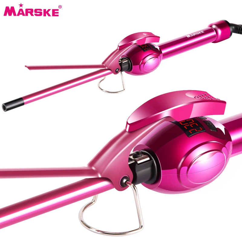 MRASKE  9mm Home Use Electric Iron For Women Ceramic  Long-Lasting Shape Without Collapse Machine Professional LCD Hair Curler