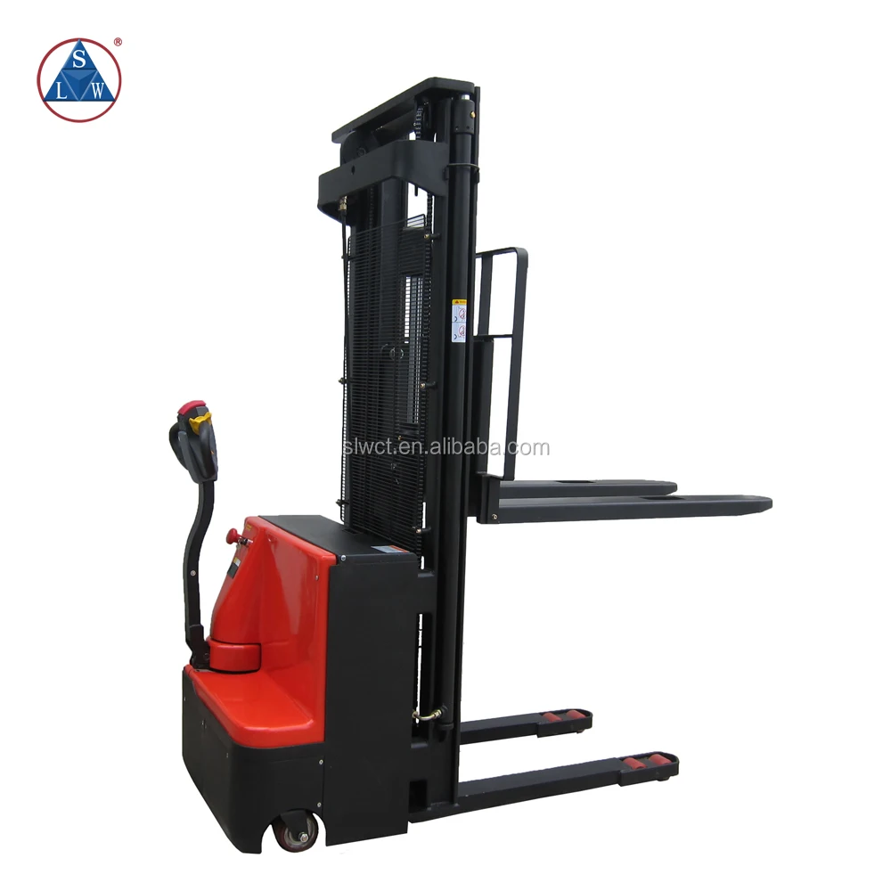 Powered Pedestrian 3m Lifting Battery Full Electric Pallet Stacker