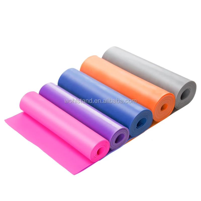 6 PCS Resistance Band Loop Light/Mid/Heavy Exercise Pilates Yoga Tubing Training
