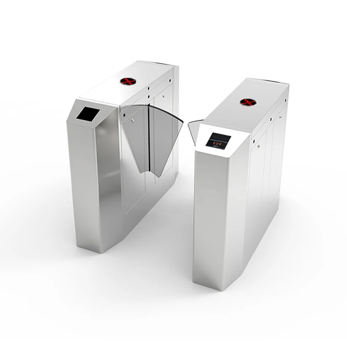 ZENTO Factory price CE approved 304 stainless steel Full intelligence top class flap turnstile