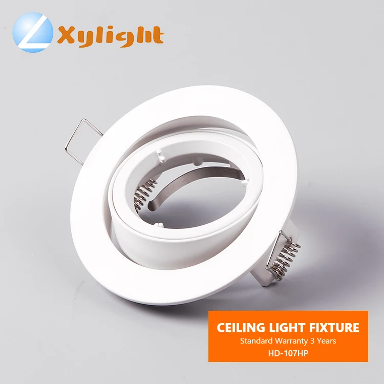 
GU10 MR16 Round Aluminum Alloy LED Retrofit Kits downlight Fixture holder 