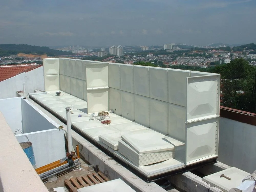 Frp Inox Steel Panel Price Square Plastic 1000 Liter Grp Water Tank Korea