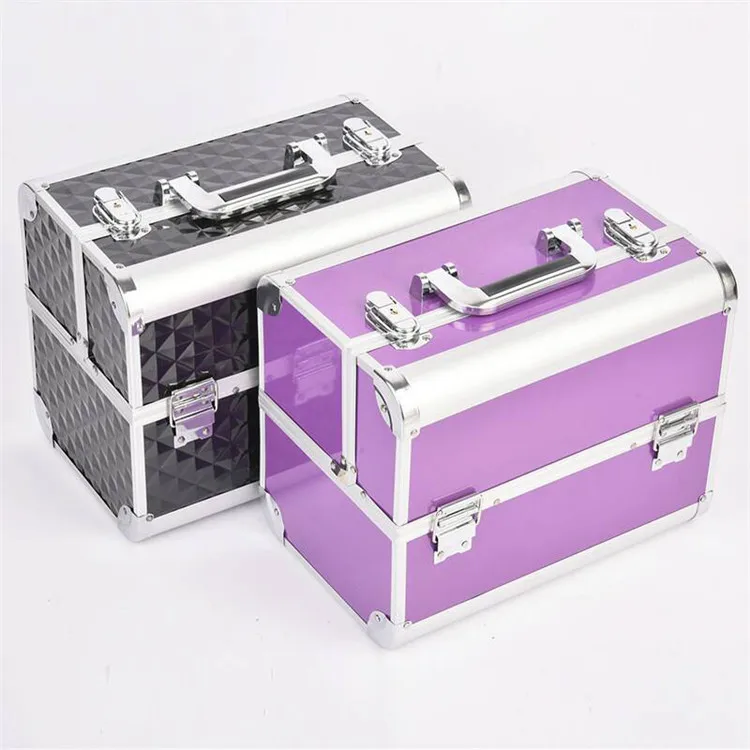 Luxury Professional Aluminium Beauty Cosmetics & Makeup Train Case