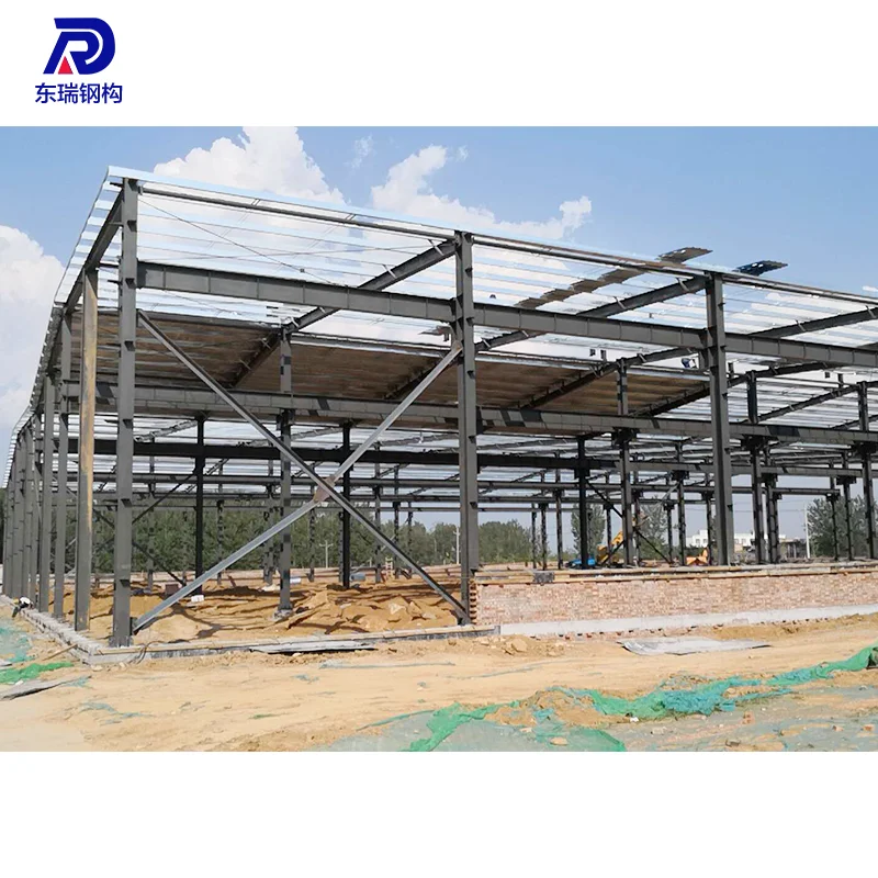 Prefabricated Metal Steel Structure Farm Building Cattle/Cow Shed