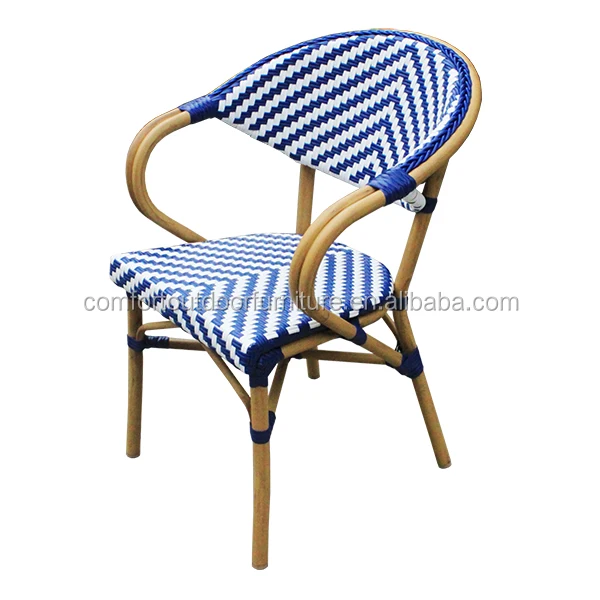 
Fashion Design Faux Bamboo Look Frame Cafe Shop Chair 