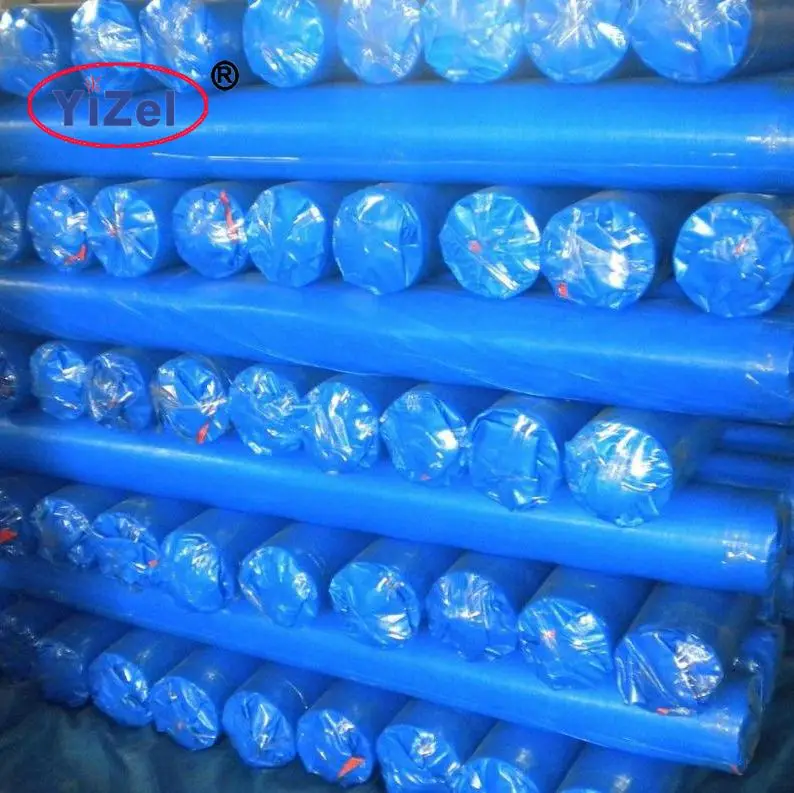 2019 good sales 100%Polyester Material and Weft Knitted Type PVC Coated Tarpaulin