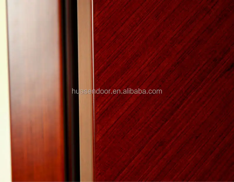 zhejiang teak veneer flush wooden doors interior design