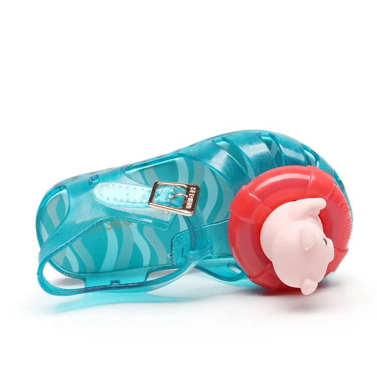  Детские сандалии-желе с мягкой подошвой и пряжкой