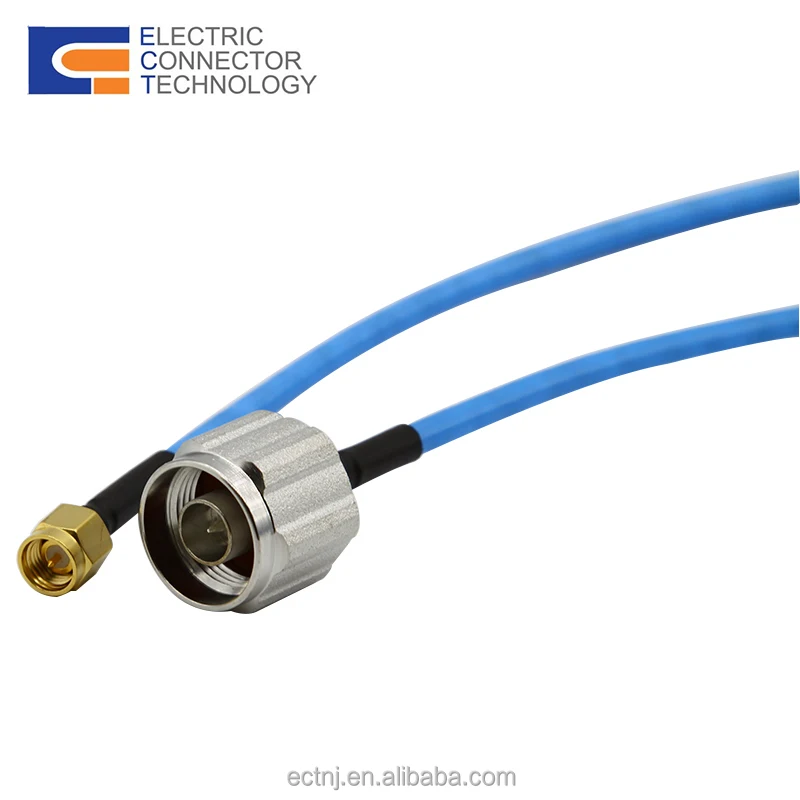 N мужчины к SMA мужской синий антенна прямой разъем с. 141 кабель