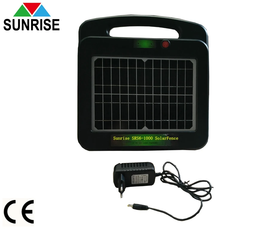
Solar and lithium battery electric fence energizer 
