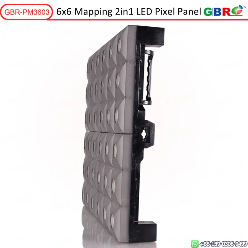 GBR-PM3603 6x6 Mapping 2in1 LED Matrix Pixel Panel Light