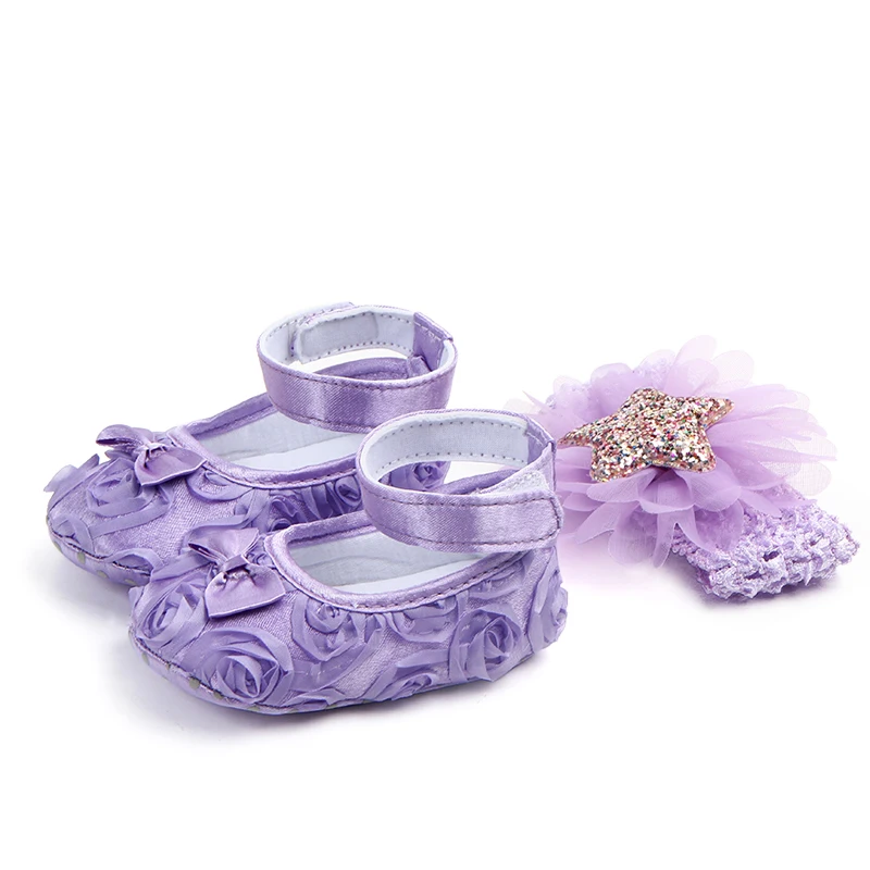 
Wholesale Fancy Hairband And Baby Shoes Set 