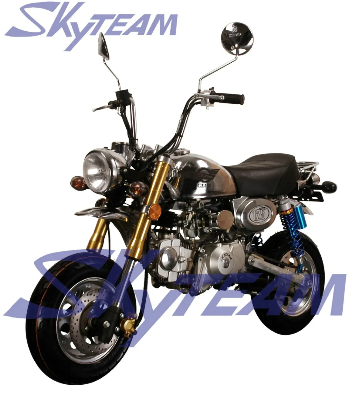 
SKYTEAM 125cc 4 stroke monkey Le Mans Pro Motorbike (EEC EUROIII EURO3 APPROVAL) 
