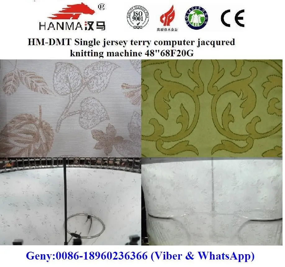 
big size single jersey terry jacquard circular knitting machine procution line 