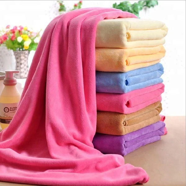 Cheap 80 polyester 20 polyamide plush microfiber terry towel for promotion