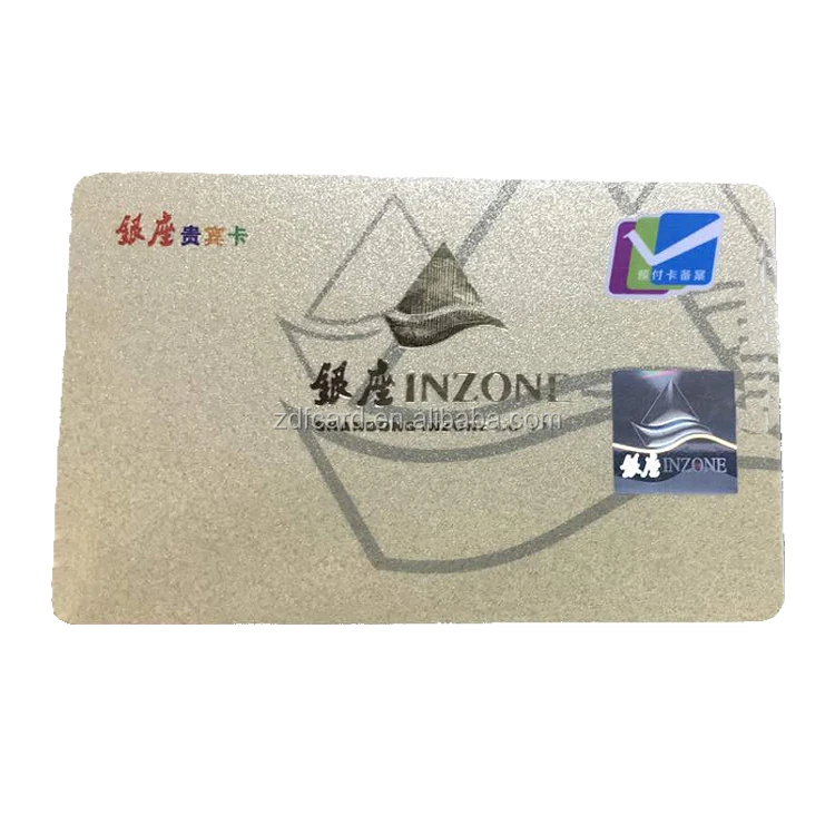 Hologram PVC Business Cards High Quality Custom Design and Logo Printed 3D